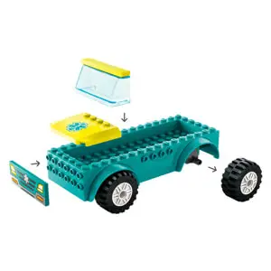 Lego Emergency Ambulance & Snowboarder 60403